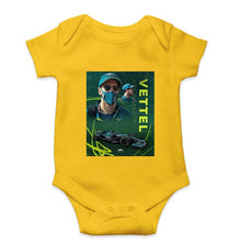 Load image into Gallery viewer, Sebastian Vettel F1 Kids Romper For Baby Boy/Girl-0-5 Months(18 Inches)-Yellow-Ektarfa.online
