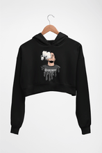 Load image into Gallery viewer, Nate Diaz UFC Crop HOODIE FOR WOMEN-Black-Ektarfa.online
