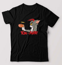 Load image into Gallery viewer, Tom and Jerry T-Shirt for Men-Black-Ektarfa.online
