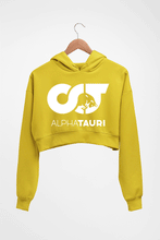 Load image into Gallery viewer, Scuderia AlphaTauri Crop HOODIE FOR WOMEN-Mustard Yellow-Ektarfa.online
