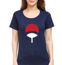 Load image into Gallery viewer, Uchiha clan T-Shirt for Women-Navy Blue-Ektarfa.online
