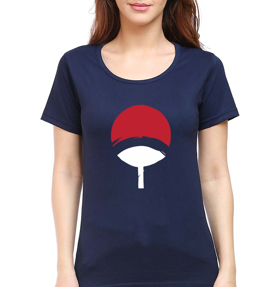 Uchiha clan T-Shirt for Women-Navy Blue-Ektarfa.online
