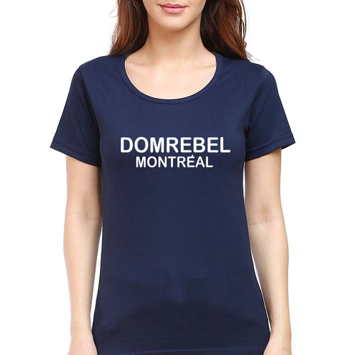 Domrebel T-Shirt for Women-Navy Blue-Ektarfa.online