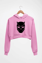 Load image into Gallery viewer, Black Panther Superhero Crop HOODIE FOR WOMEN-Light Baby Pink-Ektarfa.online
