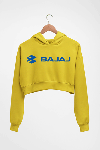 Bajaj Crop HOODIE FOR WOMEN-Mustard Yellow-Ektarfa.online