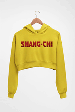 Load image into Gallery viewer, Shang-Chi Crop HOODIE FOR WOMEN-Mustard Yellow-Ektarfa.online
