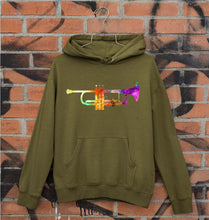 Load image into Gallery viewer, Trumpet Unisex Hoodie for Men/Women-Olive Green-Ektarfa.online
