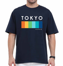 Load image into Gallery viewer, Tokyo Japan Oversized T-Shirt for Men-Navy Blue-Ektarfa.online
