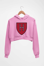 Load image into Gallery viewer, Harvard Crop HOODIE FOR WOMEN-Light Baby Pink-Ektarfa.online
