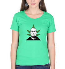 Load image into Gallery viewer, Nate Diaz UFC T-Shirt for Women-Flag Green-Ektarfa.online

