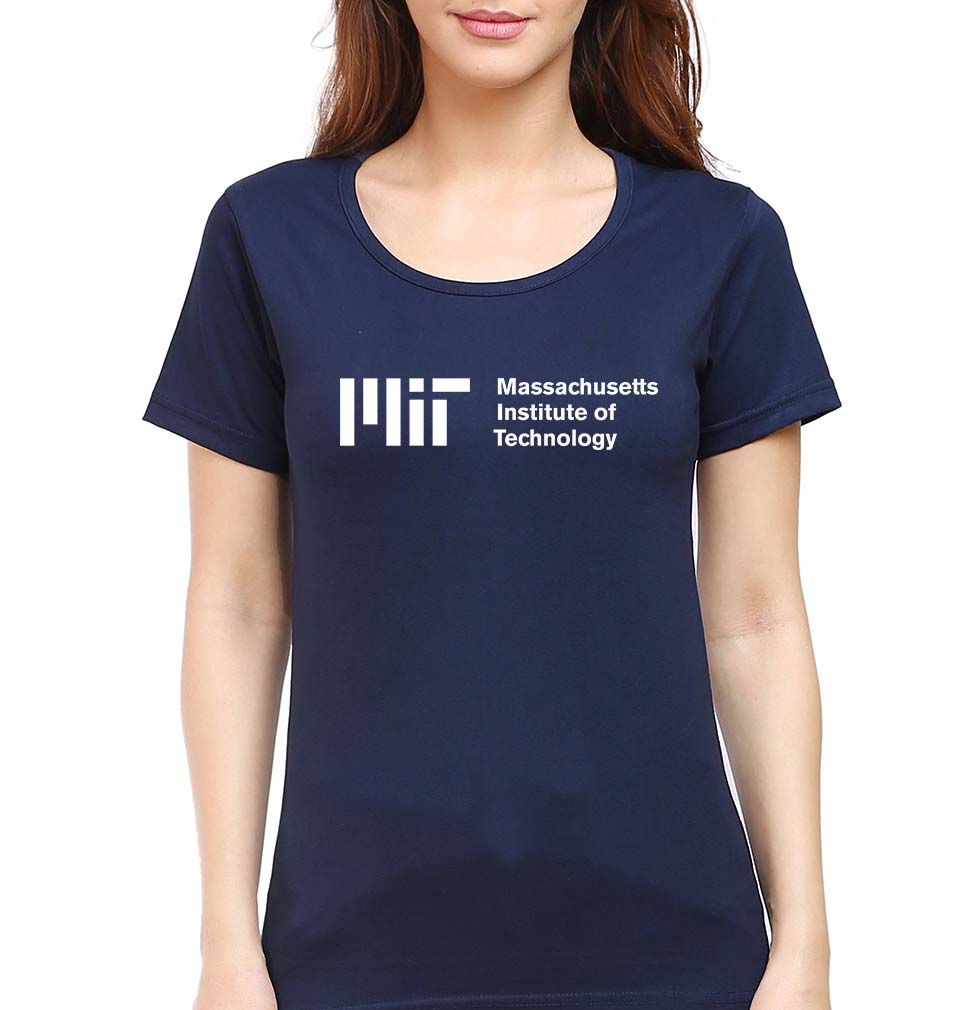 MIT T-Shirt for Women-Navy Blue-Ektarfa.online