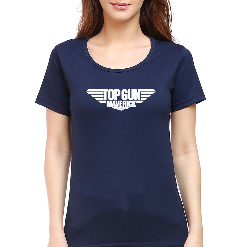 Top Gun T-Shirt for Women-Navy Blue-Ektarfa.online