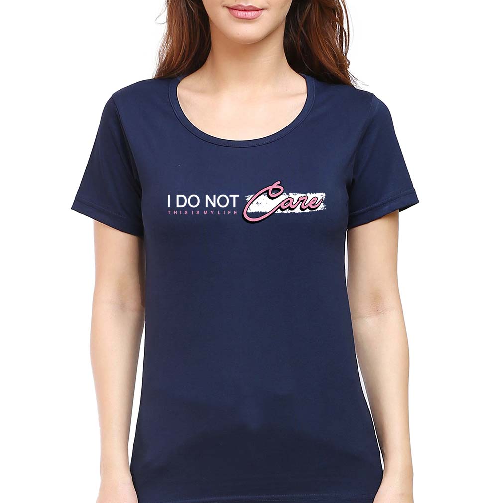 Gym My Life T-Shirt for Women-Navy Blue-Ektarfa.online
