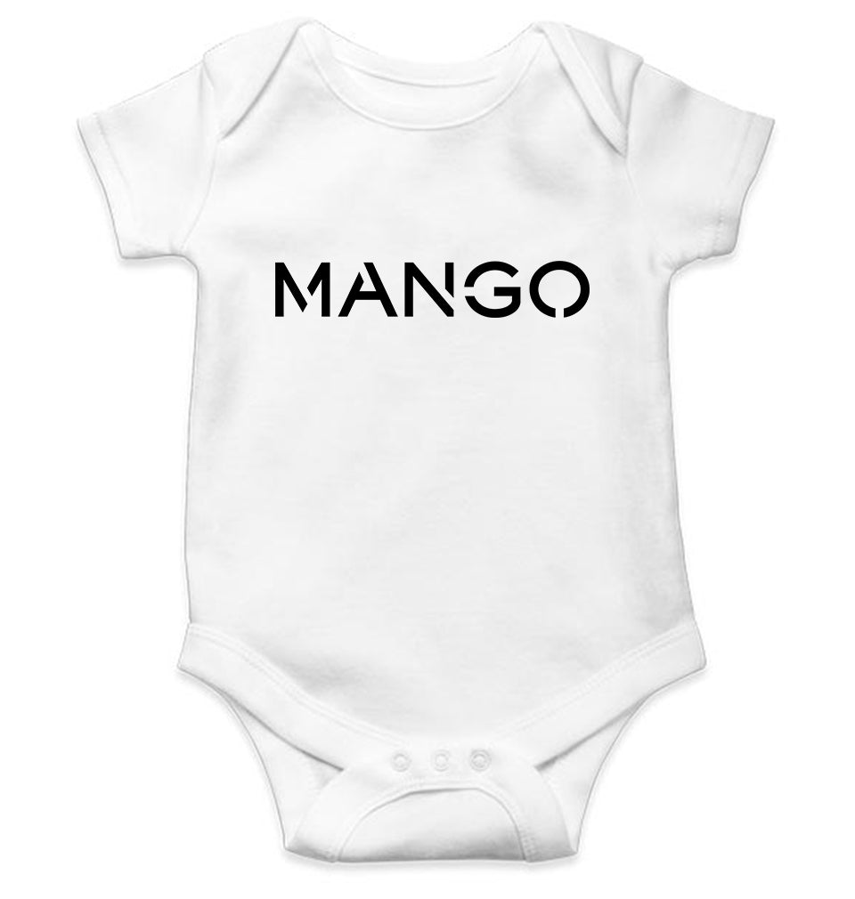 Mango Kids Romper For Baby Boy/Girl-0-5 Months(18 Inches)-White-Ektarfa.online