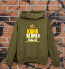 Load image into Gallery viewer, Kings Are Born In August Unisex Hoodie for Men/Women-Olive Green-Ektarfa.online
