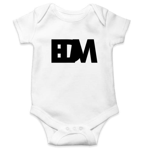 EDM Kids Romper For Baby Boy/Girl-0-5 Months(18 Inches)-White-Ektarfa.online