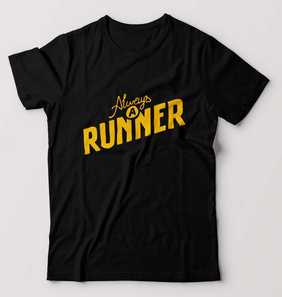 Runner Running T-Shirt for Men-Black-Ektarfa.online