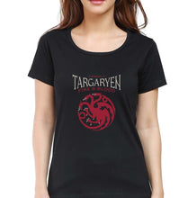 Load image into Gallery viewer, House Targaryen (GOT) T-Shirt for Women-Black-Ektarfa.online
