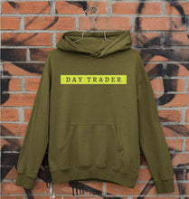 Load image into Gallery viewer, Day Trader Share Market Unisex Hoodie for Men/Women-S(40 Inches)-Olive Green-Ektarfa.online

