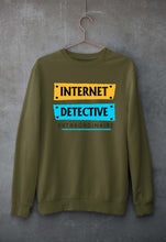 Load image into Gallery viewer, Internet Unisex Sweatshirt for Men/Women-Olive Green-Ektarfa.online
