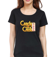 Load image into Gallery viewer, Candy Crush T-Shirt for Women-Black-Ektarfa.online
