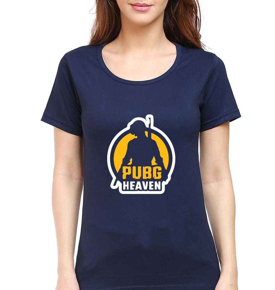PUBG Pubg Heaven T-Shirt for Women-Navy Blue-Ektarfa.online
