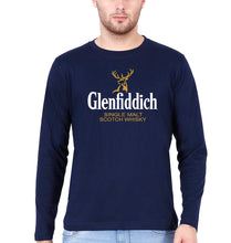 Load image into Gallery viewer, Glenfiddich Full Sleeves T-Shirt for Men-Navy Blue-Ektarfa.online

