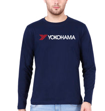 Load image into Gallery viewer, Yokohama Full Sleeves T-Shirt for Men-Navy Blue-Ektarfa.online
