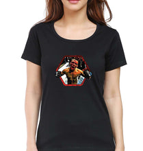 Load image into Gallery viewer, Nate Diaz UFC T-Shirt for Women-Black-Ektarfa.online
