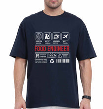 Load image into Gallery viewer, Food Oversized T-Shirt for Men-Navy Blue-Ektarfa.online
