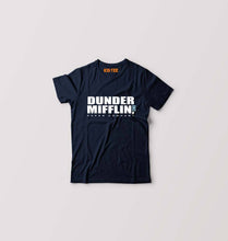 Load image into Gallery viewer, Dunder Mifflin Kids T-Shirt for Boy/Girl-Navy Blue-Ektarfa.online
