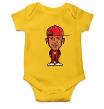 Load image into Gallery viewer, Neymar Kids Romper For Baby Boy/Girl-0-5 Months(18 Inches)-Yellow-Ektarfa.online
