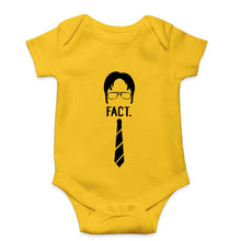 Load image into Gallery viewer, Dwight Schrute Kids Romper For Baby Boy/Girl-0-5 Months(18 Inches)-Yellow-Ektarfa.online
