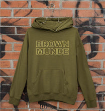 Load image into Gallery viewer, BROWN MUNDE Unisex Hoodie for Men/Women-Olive Green-Ektarfa.online
