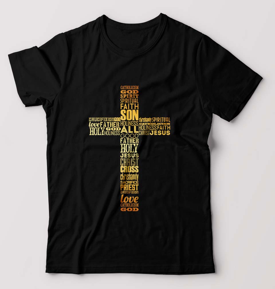 Christian T-Shirt for Men-Black-Ektarfa.online