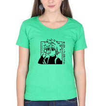 Load image into Gallery viewer, Killua Zoldyck T-Shirt for Women-Flag Green-Ektarfa.online
