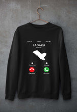 Load image into Gallery viewer, Ladakh Calling Unisex Sweatshirt for Men/Women-Black-Ektarfa.online
