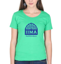 Load image into Gallery viewer, IIMA Ahmedabad T-Shirt for Women-flag green-Ektarfa.online
