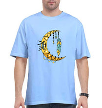 Load image into Gallery viewer, Dream Catcher Moon Oversized T-Shirt for Men-Baby Blue-Ektarfa.online
