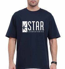 Load image into Gallery viewer, Star laboratories Oversized T-Shirt for Men-Navy Blue-Ektarfa.online
