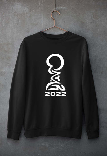 FIFA World Cup Qatar 2022 Unisex Sweatshirt for Men/Women-Black-Ektarfa.online
