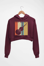 Load image into Gallery viewer, Double Bass Violin Crop HOODIE FOR WOMEN-Maroon-Ektarfa.online

