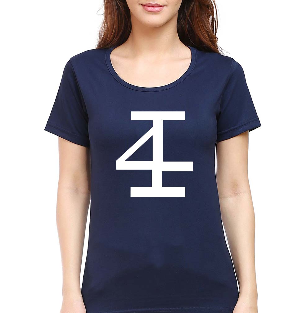 4Invictus T-Shirt for Women-Navy Blue-Ektarfa.online