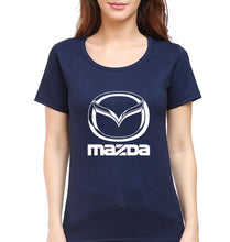 Load image into Gallery viewer, Mazda T-Shirt for Women-Navy Blue-Ektarfa.online
