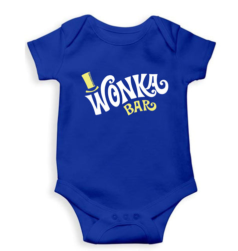 Wonka Bar Kids Romper For Baby Boy/Girl-Royal Blue-Ektarfa.online