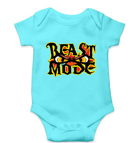 Gym Beast Kids Romper For Baby Boy/Girl-Sky Blue-Ektarfa.online