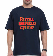 Load image into Gallery viewer, Royal Enfield Crew Oversized T-Shirt for Men-Navy Blue-Ektarfa.online
