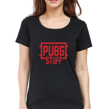 Load image into Gallery viewer, PUBG Stuff T-Shirt for Women-Black-Ektarfa.online
