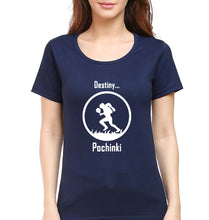 Load image into Gallery viewer, Battlegrounds Mobile India (BGMI) T-Shirt for Women-Navy Blue-Ektarfa.online
