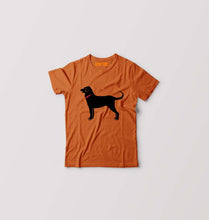 Load image into Gallery viewer, Black Dog Kids T-Shirt for Boy/Girl-Orange-Ektarfa.online
